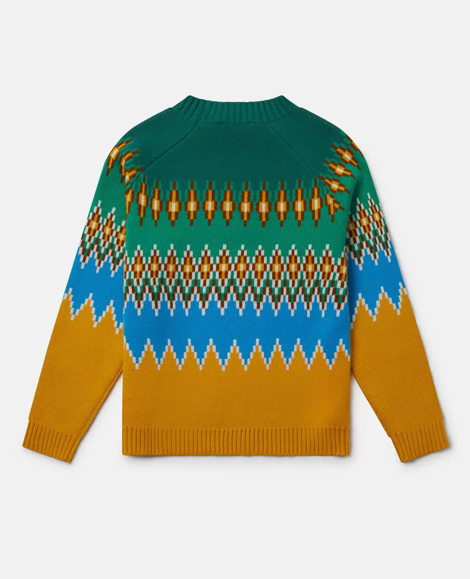 Zig-Zag Fair Isle Knit Jumper